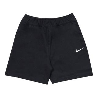 【NIKE 耐吉】短褲 NSW Shorts 女款 黑色 小勾 刺繡 棉褲 基本款(DM6729-010)