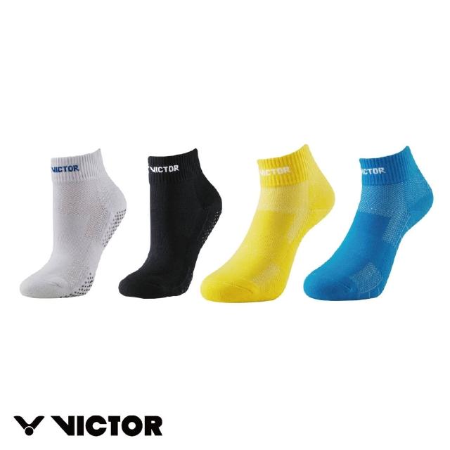 【VICTOR 勝利體育】運動襪 中性襪 底筒、止滑 尺寸S(C-5046 A/C/E/F 白/黑/黃/藍)