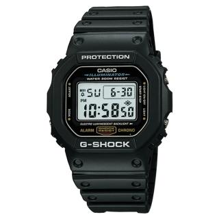 【CASIO 卡西歐】G-SHOCK系列經典方型電子錶(DW-5600E-1V)