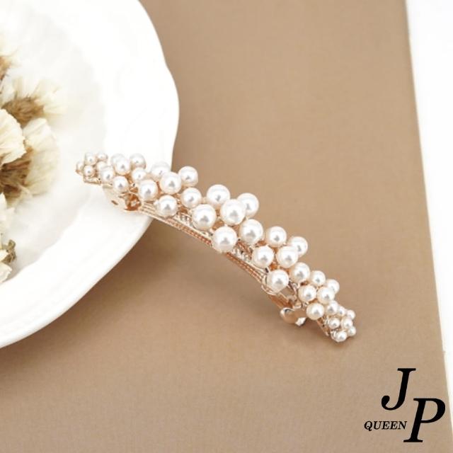 【Jpqueen】韓版精美水鑽珍珠頭飾髮夾(6款)