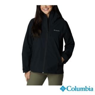 【Columbia 哥倫比亞 官方旗艦】女款-Omni-Tech 防水外套-黑色(UWR03790BK / 2022年春夏商品)