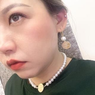 【bibi】韓國復古ins風珍珠歐美流行小眾品質珍珠設計感飾品耳環(ins風韓國歐美流行飾品耳環)