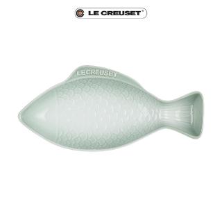 【Le Creuset】瓷器鮮魚盤-中(湖水綠)