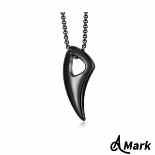 【A MARK】鈦鋼項鍊 狼牙項鍊/個性嘻哈龐克狼牙造型鈦鋼項鍊(3色任選)