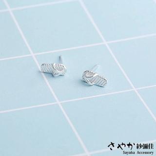 【Sayaka 紗彌佳】耳環 飾品 人字拖可愛卡通針式耳環
