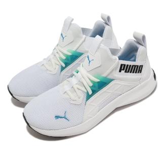 【PUMA】慢跑鞋 Softride Enzo NXT Ombre 白 藍 男鞋 緩震 透氣 支撐 運動鞋(37618501)