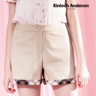 【Kinloch Anderson】格布反摺短褲 金安德森女裝(卡其)
