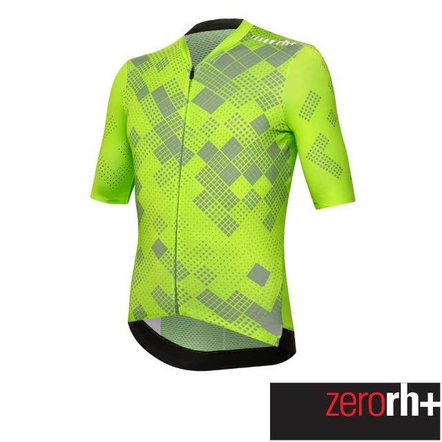 【ZeroRH+】義大利DIAMOND系列男仕專業自行車衣(螢光綠 ECU0836_23G)