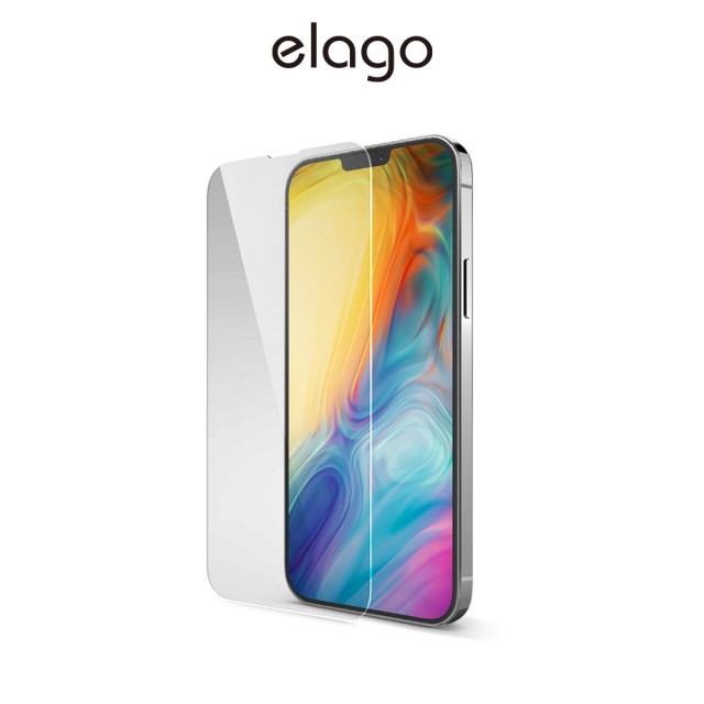 【Elago】iPhone 14-13/Pro/Max 鋼化玻璃螢幕保護貼
