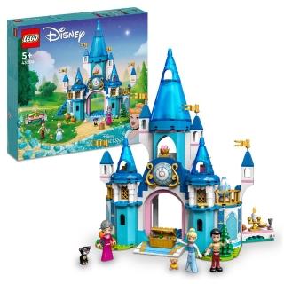 【LEGO 樂高】迪士尼公主系列 43206 Cinderella and Prince Charming’s Castle(灰姑娘 城堡)