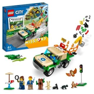 【LEGO 樂高】城市系列 60353 野生動物救援任務(鱷魚 玩具車)