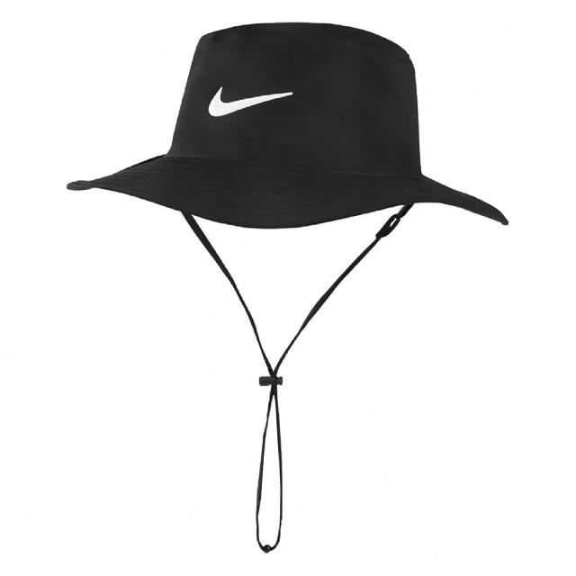 【NIKE 耐吉】登山帽 UV Golf 黑 遮陽 抗紫外線 男女款 寬帽簷 釣魚帽 漁夫帽 戶外(DH1910-010)