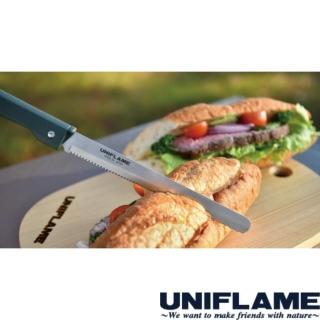 【Uniflame】UNIFLAME鋸齒麵包刀 U661802(U661802)