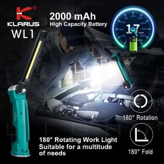 【KLARUS】錸特光電 WL1 可充電 專業工作燈(磁鐵 吸附 l 掛勾 l 戶外露營燈 警示燈)