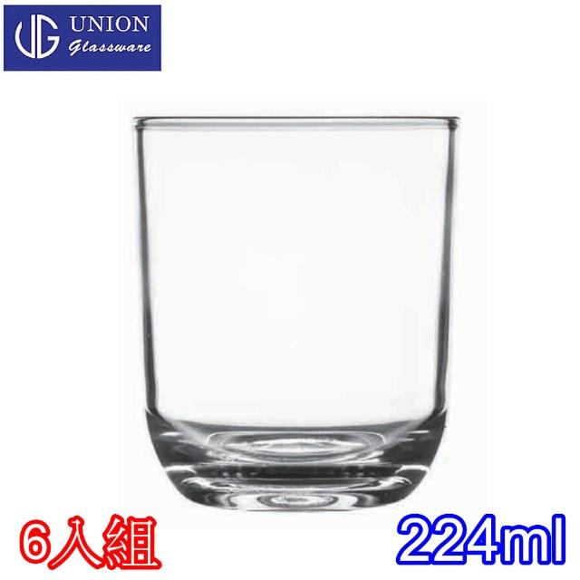 【泰國UNION】玻璃美樂杯威士忌杯224cc(六入組)