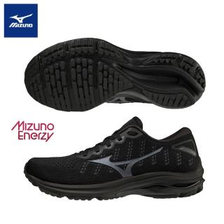 【MIZUNO 美津濃】WAVE RIDER 25 WAVEKNIT 一般型男款慢跑鞋 ENERZY中底材質 J1GC217515(慢跑鞋)