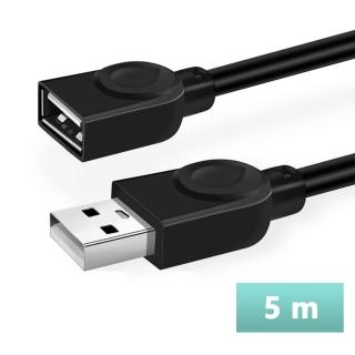 【LineQ】USB2.0 A公對A母 5米延長線