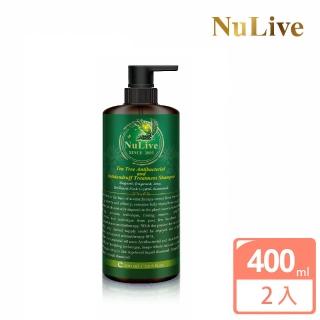 【NuLive】頭皮SPA系列 茶樹精油清爽淨髮洗髮精(400ml*2入)