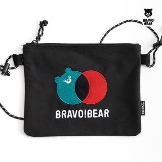 【BRAVO! BEAR 熊讚】FILTER017 聯名營繩小包-黑色