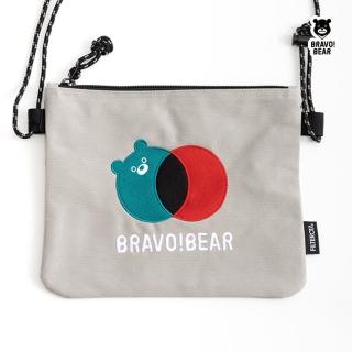 【BRAVO! BEAR 熊讚】FILTER017 聯名營繩小包-灰色