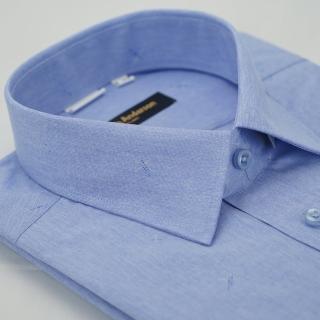 【金安德森】藍色圖案窄版長袖襯衫