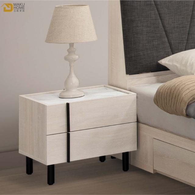 【WAKUHOME 瓦酷家具】Ankara明亮簡約床頭櫃 A023-A35-01