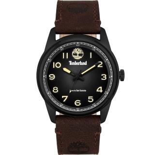 【Timberland】都會時尚大三針手錶-煙燻黑/45mm(TDWGA2152104)