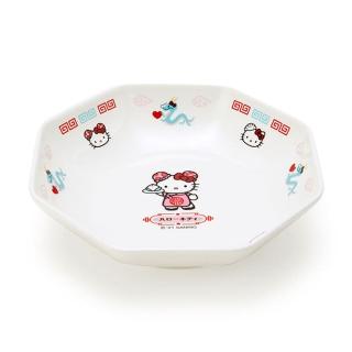 【SANRIO 三麗鷗】中華飯店系列 八角造型陶瓷炒飯盤 Hello Kitty(餐具雜貨)
