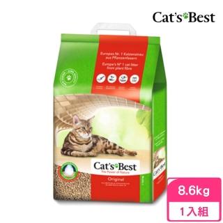 【CAT’S BEST 凱優】經典凝結木屑砂（紅標凝結型） 20L/8.6kg（木屑貓砂）(貓砂、木屑砂)