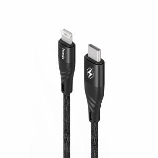 【hoda】MFi認證 PD 30cm USB-C To Lightning M1 尼龍編織快速充電傳輸線
