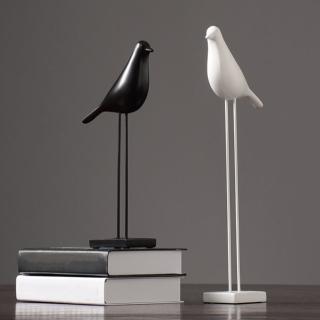 【JEN】北歐樹脂小鳥工藝品桌面擺飾居家裝飾(2款可選)