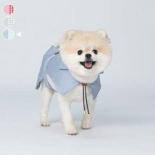【PurrPaw 呼嚕抱抱】Pawfect-Fit! 寵物風衣-XS(台灣設計 雙面布料 三色 親膚好質感)