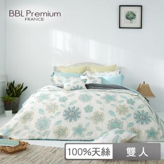 【BBL Premium】100%天絲印花床包被套組-幸福蒲公英(雙人)