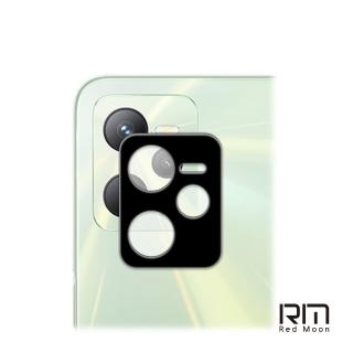 【RedMoon】realme C35 3D全包式鏡頭保護貼-黑