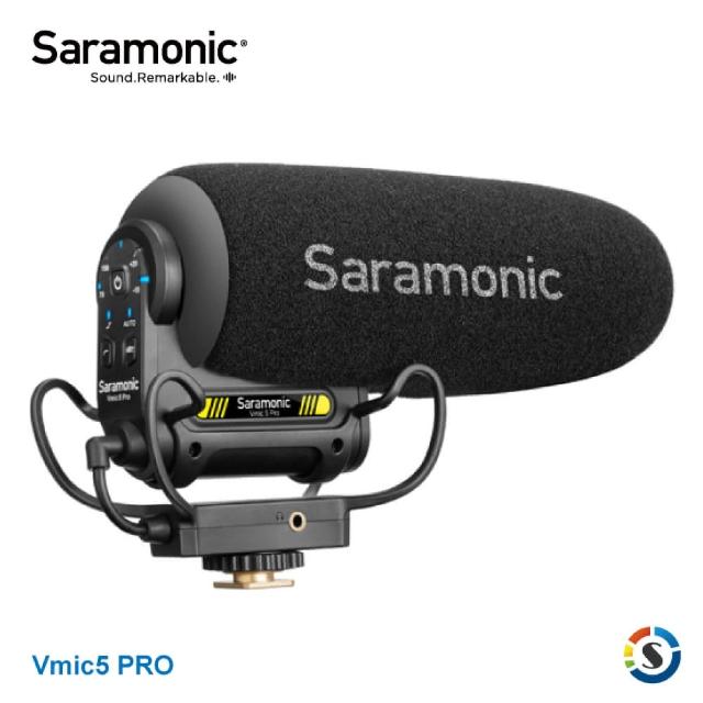 【Saramonic 楓笛】Vmic5 Pro 超心型指向電容式麥克風(勝興公司貨)