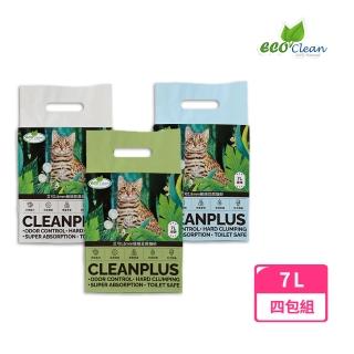 【ECO 艾可】1.5mm極細豆腐貓砂7L-4入 原味/綠茶/活性碳(環保貓砂 貓砂)