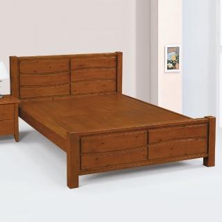 【MUNA 家居】瑪莎6尺實木雙人床/不含床頭櫃(床架 雙人床 實木 床台)
