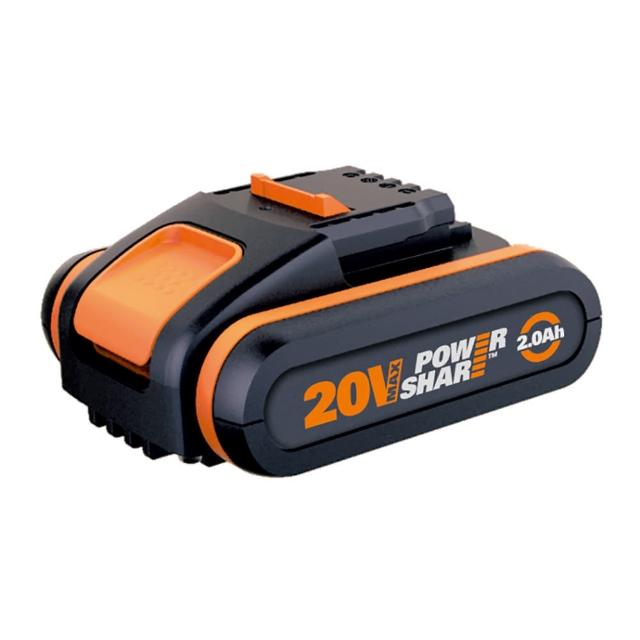 【WORX 威克士】20V鋰電池2.0Ah-橘(WA3551)