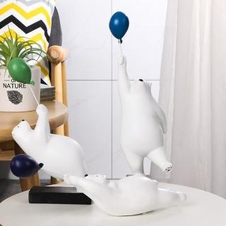【JEN】北歐創意氣球北極熊桌面擺飾居家裝飾(3款可選)
