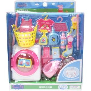 【TDL】粉紅豬小妹佩佩豬滾筒洗衣機玩具清潔用品家家酒玩具組 PP60857