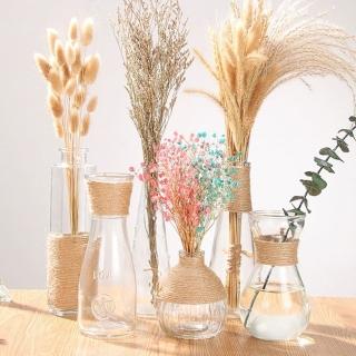 【JEN】創意透明玻璃花瓶花器桌面擺飾居家裝飾(7款可選)