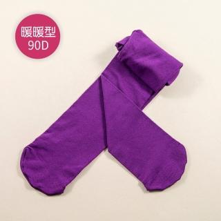 【公主童襪】90D秋冬溫暖紫色超細纖維兒童褲襪（0-12歲）- 3歲以下止滑