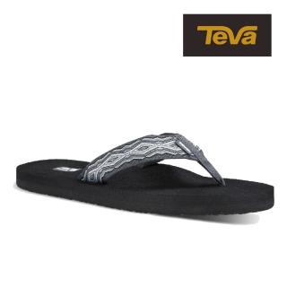 【TEVA】原廠貨 男 Mush II 經典織帶夾腳拖鞋/雨鞋/水鞋(深灰色-TV4168QDGR)