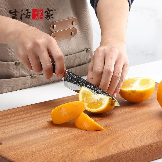 【生活采家】德國鋼錘紋鍛造5吋水果刀(#65001)
