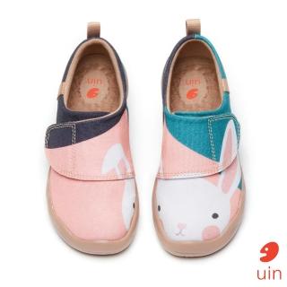 【uin】西班牙原創設計 童鞋 萌兔來訪彩繪休閒鞋K1010016(彩繪)