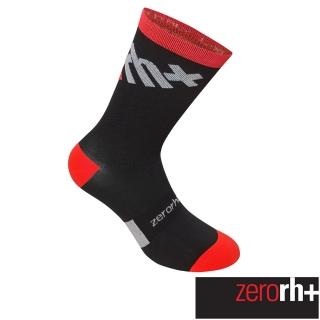 【ZeroRH+】義大利20公分高筒運動襪(黑/紅 ECX9196_987)