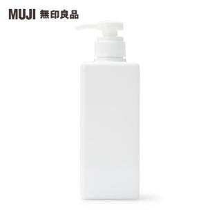 【MUJI 無印良品】PET補充瓶/白.600ml