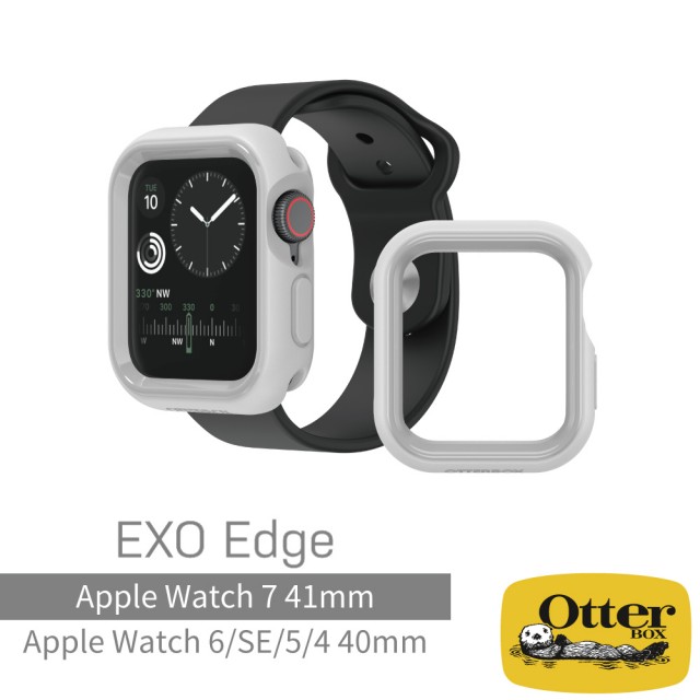 【OtterBox】Apple Watch 7/6/SE/5/4 41/40mm EXO Edge 保護殼(灰)