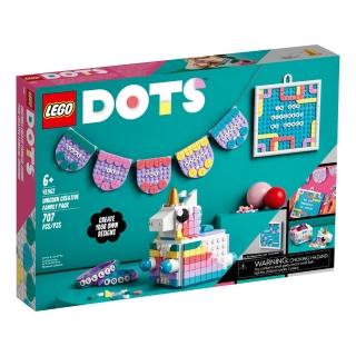 【LEGO 樂高】LT41962 DOTS系列 - 獨角獸創意家庭包(基本顆粒)