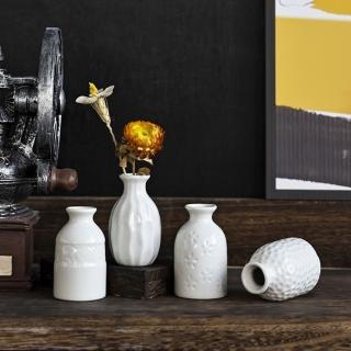 【JEN】創意迷你陶瓷香薰瓶花器花瓶工藝品居家裝飾桌面擺飾(2款可選)